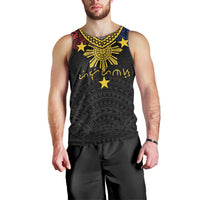 Philippines Heritage Baybayin Mix Polynesian Men Tank Top LT7 - Polynesian Pride