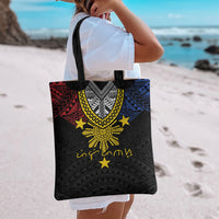Philippines Heritage Baybayin Mix Polynesian Tote Bag LT7 - Polynesian Pride