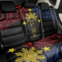 Philippines Heritage Back Car Seat Cover Baybayin Philipinas Sun LT7 - Polynesian Pride