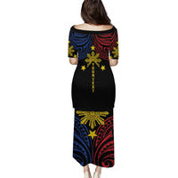 Philippines Heritage Personalized Puletasi Baybayin Philipinas Sun LT7 - Polynesian Pride