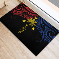 Philippines Heritage Rubber Doormat Baybayin Philipinas Sun LT7 - Polynesian Pride