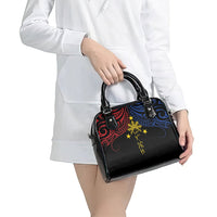Philippines Heritage Shoulder Handbag Baybayin Philipinas Sun LT7 - Polynesian Pride