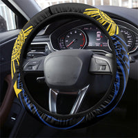 Philippines Heritage Steering Wheel Cover Baybayin Philipinas Sun LT7 - Polynesian Pride