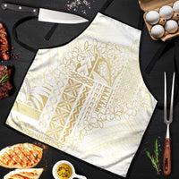 Samoa Lotu Tamaiti Mamanu Siapo Apron Golden Plumeria LT7 Gold - Polynesian Pride