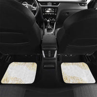 Samoa Lotu Tamaiti Mamanu Siapo Car Mats Golden Plumeria LT7 Set 2pcs - Back Gold - Polynesian Pride