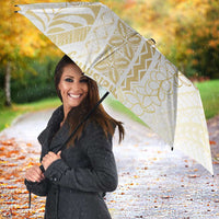 Samoa Lotu Tamaiti Mamanu Siapo Umbrella Golden Plumeria LT7 - Polynesian Pride