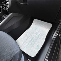Samoa Lotu Tamaiti Mamanu Siapo Car Mats Off White Plumeria LT7 - Polynesian Pride