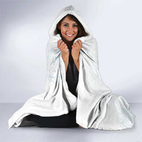 Samoa Lotu Tamaiti Mamanu Siapo Hooded Blanket Off White Plumeria LT7 - Polynesian Pride
