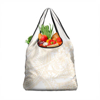 Samoa Lotu Tamaiti Ivory Grocery Bag Teuila Tatau LT7 1-pack One Size Ivory - Polynesian Pride