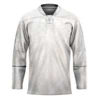 Samoa Lotu Tamaiti Ivory Hockey Jersey Teuila Tatau LT7 Unisex Ivory - Polynesian Pride