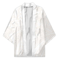 Samoa Lotu Tamaiti Ivory Kimono Teuila Tatau LT7 Unisex Ivory - Polynesian Pride