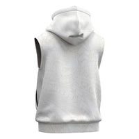 Samoa Lotu Tamaiti Ivory Sleeveless Hoodie Teuila Tatau LT7 - Polynesian Pride