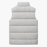 Samoa Lotu Tamaiti Ivory Sleeveless Puffer Jacket Teuila Tatau LT7 - Polynesian Pride