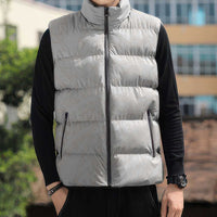 Samoa Lotu Tamaiti Ivory Sleeveless Puffer Jacket Teuila Tatau LT7 - Polynesian Pride