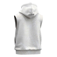 Samoa Lotu Tamaiti Ivory Sleeveless Zip Hoodie Teuila Tatau LT7 - Polynesian Pride