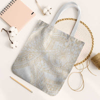 Samoa Lotu Tamaiti Ivory Tote Bag Teuila Tatau - Polynesian Pride