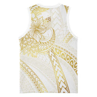 Samoa Lotu Tamaiti Gold Basketball Jersey Teuila Tatau LT7 - Polynesian Pride