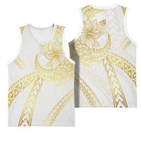 Samoa Lotu Tamaiti Gold Basketball Jersey Teuila Tatau LT7 - Polynesian Pride