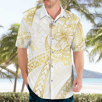 Samoa Lotu Tamaiti Gold Hawaiian Shirt Teuila Tatau LT7 - Polynesian Pride