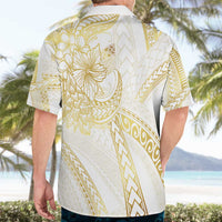 Samoa Lotu Tamaiti Gold Hawaiian Shirt Teuila Tatau LT7 - Polynesian Pride