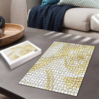 Samoa Lotu Tamaiti Gold Puzzle Teuila Tatau LT7 - Polynesian Pride