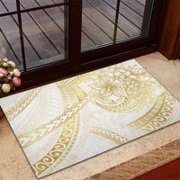 Samoa Lotu Tamaiti Gold Rubber Doormat Teuila Tatau LT7 - Polynesian Pride