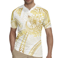 Samoa Lotu Tamaiti Gold Rugby Jersey Teuila Tatau LT7 - Polynesian Pride