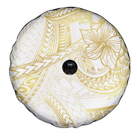 Samoa Lotu Tamaiti Gold Spare Tire Cover Teuila Tatau - Polynesian Pride