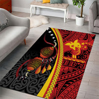 Papua New Guinea Independence Area Rug PNG Bagi and Lime Pot LT7 - Polynesian Pride