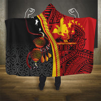 Papua New Guinea Independence Hooded Blanket PNG Bagi and Lime Pot LT7 - Polynesian Pride