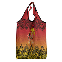 Papua New Guinea 1975 To The Future Grocery Bag Sepik Masks LT7 - Polynesian Pride