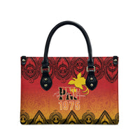 Papua New Guinea 1975 To The Future Leather Bag Sepik Masks LT7 - Polynesian Pride