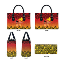 Papua New Guinea 1975 To The Future Leather Bag Sepik Masks LT7 - Polynesian Pride