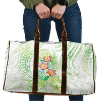 Summer Green Polynesian Jellyfish Travel Bag Watercolor Glows - Polynesian Pride