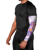 Lavender Polynesian Jellyfish Arm Sleeves Watercolor Glows - Polynesian Pride