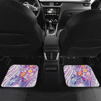 Lavender Polynesian Jellyfish Car Mats Watercolor Glows LT7 Set 2pcs - Back Lavender - Polynesian Pride