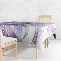 Lavender Polynesian Jellyfish Tablecloth Watercolor Glows LT7 - Polynesian Pride