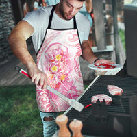 Rose Pink Polynesian Jellyfish Apron Watercolor Glows LT7 - Polynesian Pride