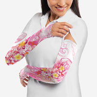 Rose Pink Polynesian Jellyfish Arm Sleeves Watercolor Glows - Polynesian Pride