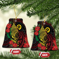 Vanuatu Meri Krismas Ceramic Ornament Conch Shell Tribal Art LT7 Bell Flake Art - Polynesian Pride