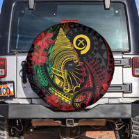 Vanuatu Meri Krismas Spare Tire Cover Conch Shell Tribal Art LT7 Art - Polynesian Pride