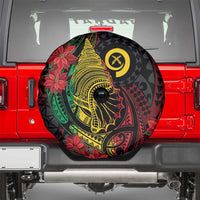 Vanuatu Meri Krismas Spare Tire Cover Conch Shell Tribal Art LT7 - Polynesian Pride