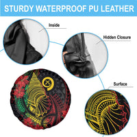 Vanuatu Meri Krismas Spare Tire Cover Conch Shell Tribal Art LT7 - Polynesian Pride