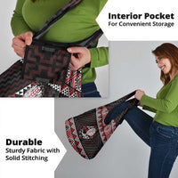 Taniko Aotearoa Grocery Bag Poutama Mix Piwakawaka