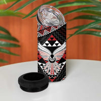 Taniko Aotearoa 4 in 1 Can Cooler Tumbler Poutama Mix Piwakawaka - Ver02 LT7 - Polynesian Pride