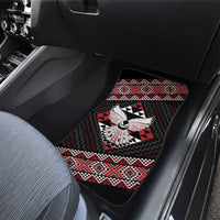 Taniko Aotearoa Car Mats Poutama Mix Piwakawaka - Ver02 LT7 - Polynesian Pride