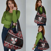 Taniko Aotearoa Grocery Bag Poutama Mix Piwakawaka - Ver02