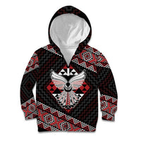 Taniko Aotearoa Kid Hoodie Poutama Mix Piwakawaka - Ver02