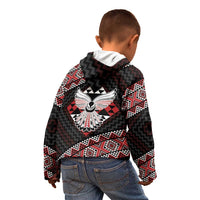 Taniko Aotearoa Kid Hoodie Poutama Mix Piwakawaka - Ver02