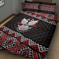 Taniko Aotearoa Quilt Bed Set Poutama Mix Piwakawaka - Ver02 LT7 - Polynesian Pride